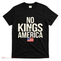 No Kings In America Democracy United States Independence T-Shirt thumb 0