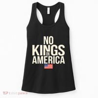 No Kings In America Democracy United States Independence Women's Tank Top thumb 0