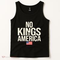 No Kings In America Democracy United States Independence Tank Top thumb 2