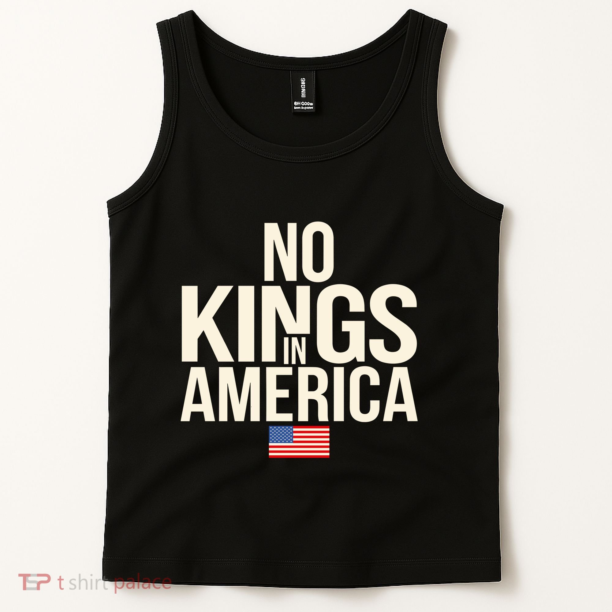 No Kings In America Democracy United States Independence Tank Top