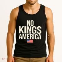 No Kings In America Democracy United States Independence Tank Top thumb 3