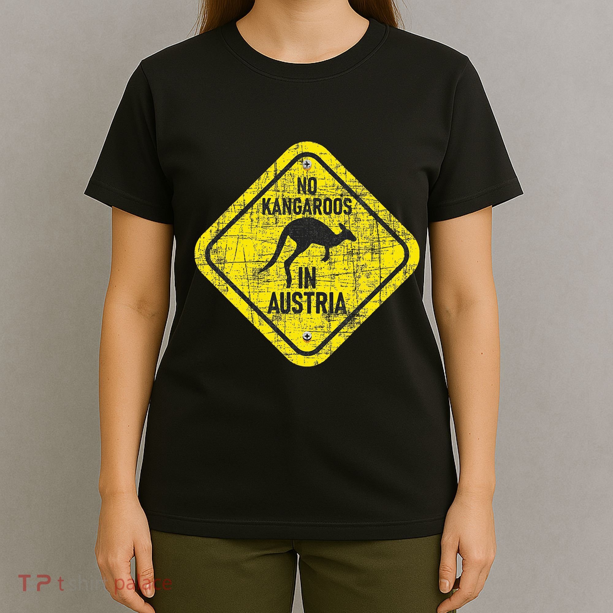 No Kangaroos In Austria Zookeeper Wildlife Animal Lover T-Shirt