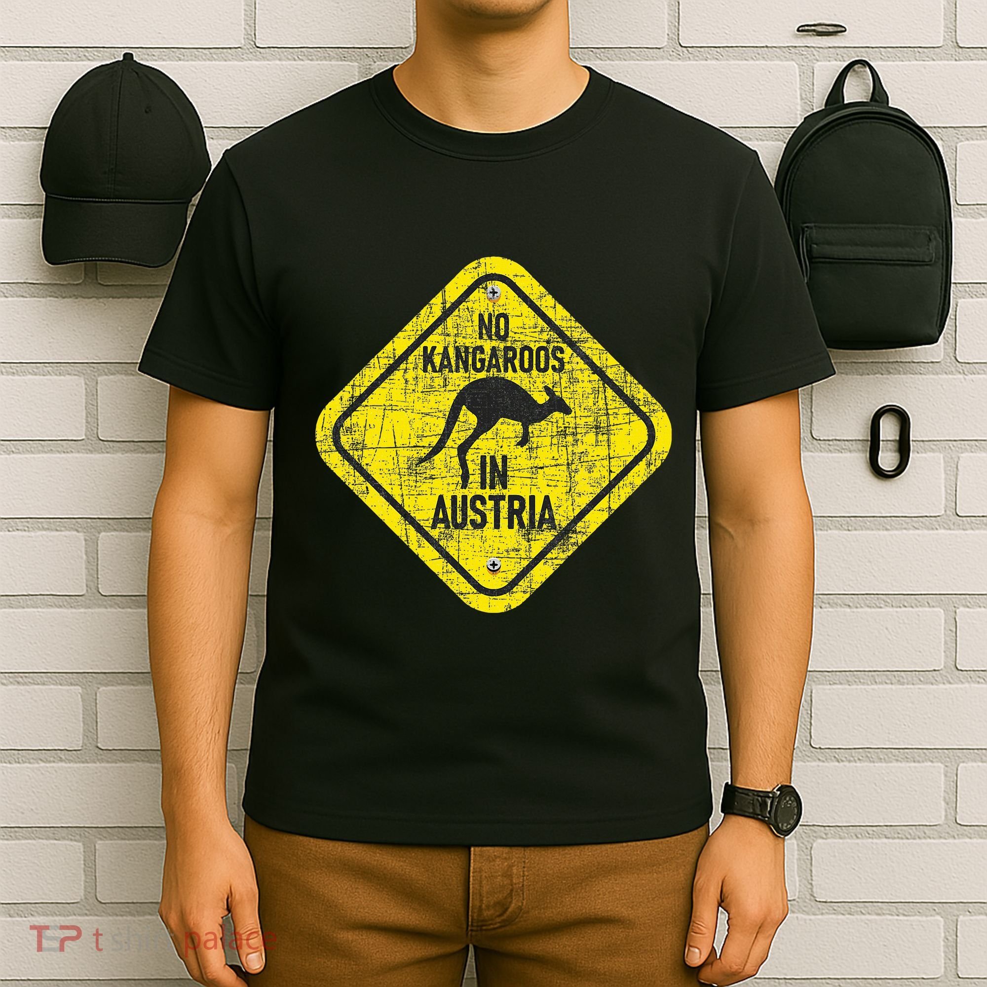 No Kangaroos In Austria Zookeeper Wildlife Animal Lover T-Shirt