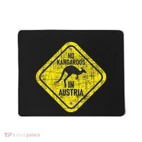 No Kangaroos In Austria Zookeeper Wildlife Animal Lover Mousepad thumb 0