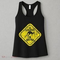 No Kangaroos In Austria Zookeeper Wildlife Animal Lover Women's Tank Top thumb 3