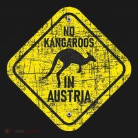 No Kangaroos In Austria Zookeeper Wildlife Animal Lover Baby Bodysuit thumb 2