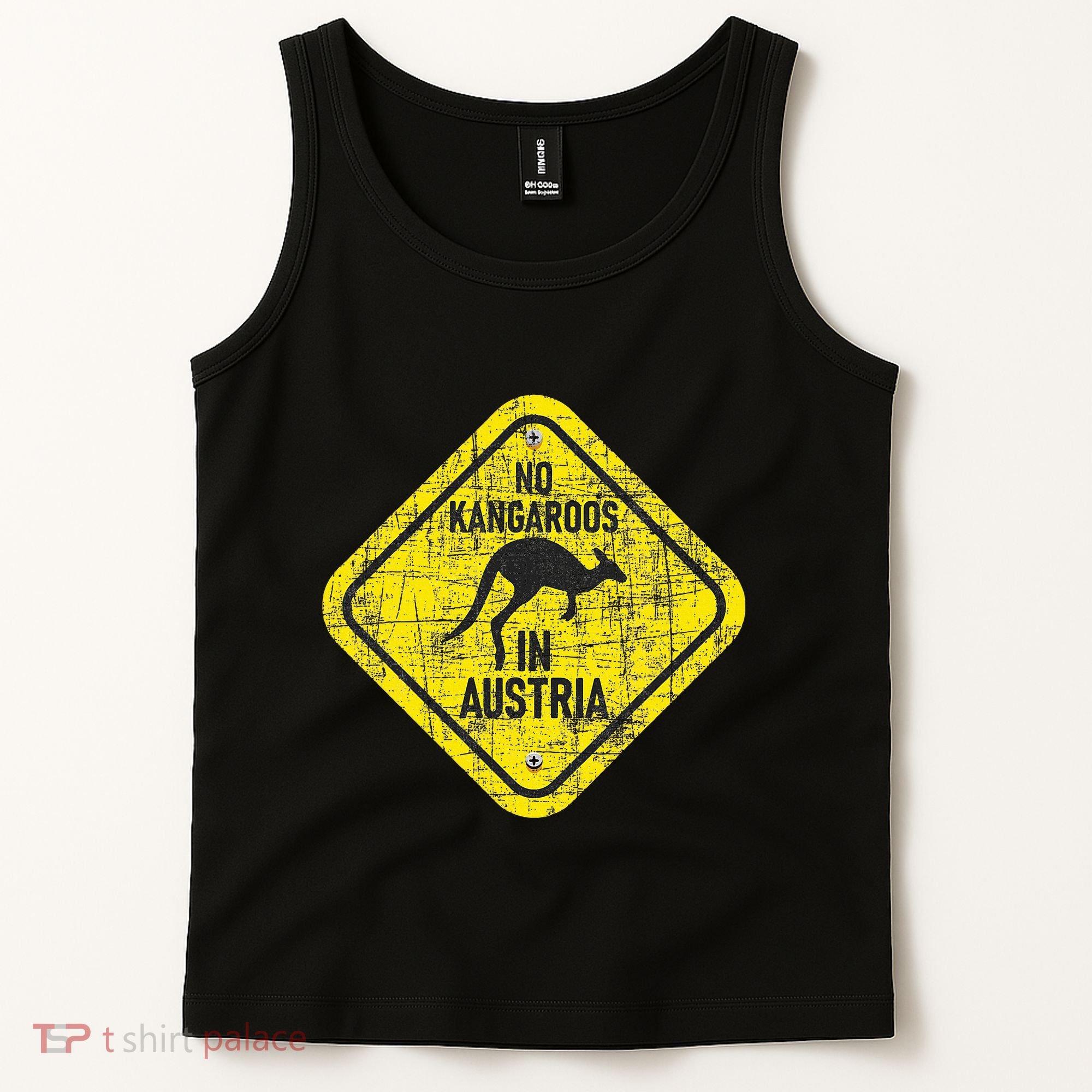 No Kangaroos In Austria Zookeeper Wildlife Animal Lover Tank Top