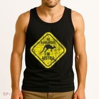 No Kangaroos In Austria Zookeeper Wildlife Animal Lover Tank Top thumb 3
