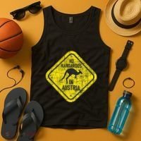 No Kangaroos In Austria Zookeeper Wildlife Animal Lover Tank Top thumb 4