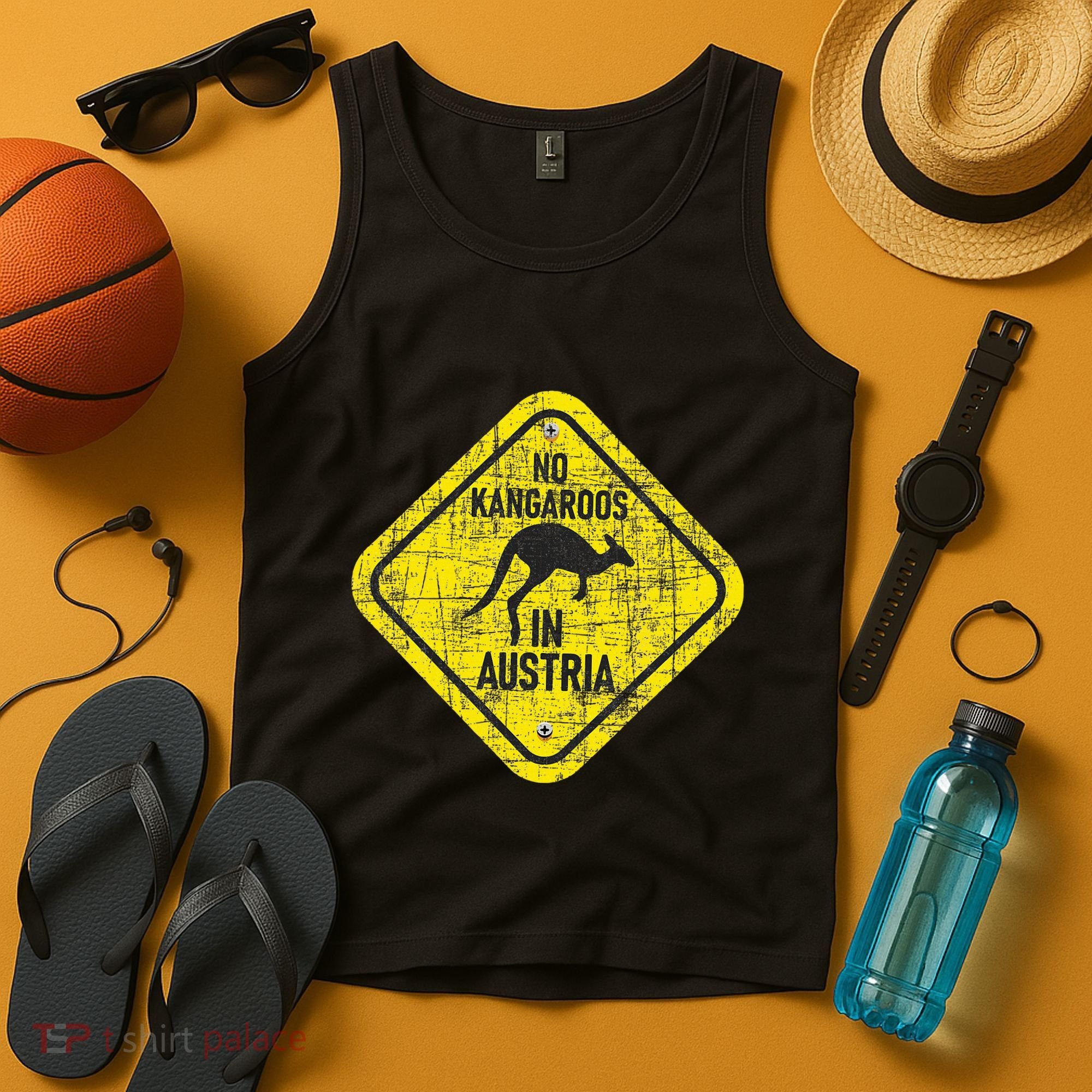 No Kangaroos In Austria Zookeeper Wildlife Animal Lover Tank Top