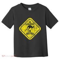 No Kangaroos In Austria Zookeeper Wildlife Animal Lover Toddler T-Shirt thumb 0