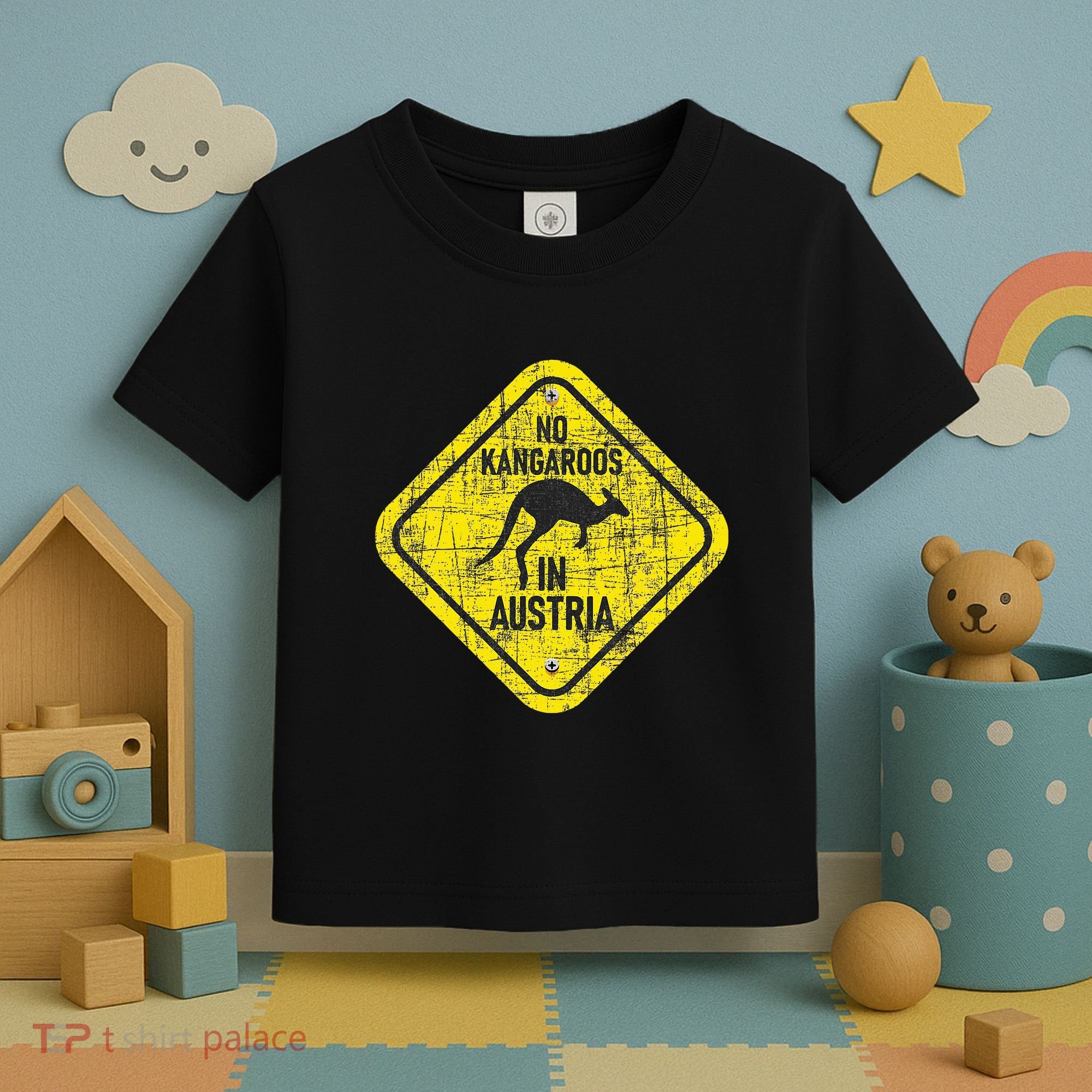 No Kangaroos In Austria Zookeeper Wildlife Animal Lover Toddler T-Shirt