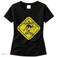 No Kangaroos In Austria Zookeeper Wildlife Animal Lover Women's T-Shirt thumb 0