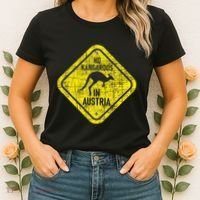 No Kangaroos In Austria Zookeeper Wildlife Animal Lover Women's T-Shirt thumb 2