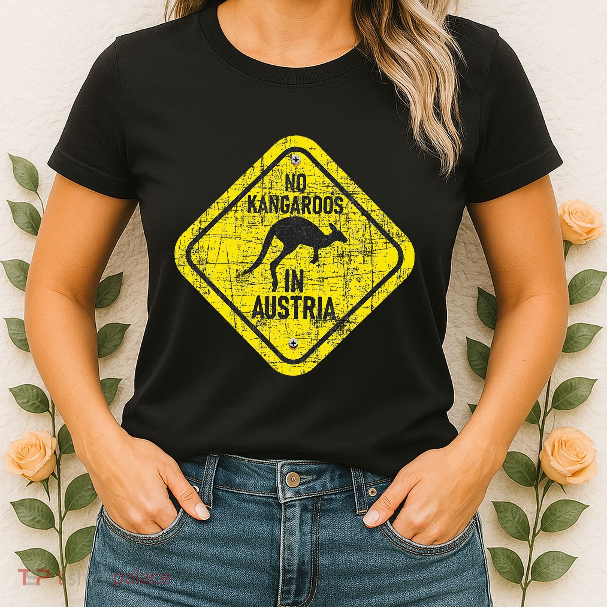 No Kangaroos In Austria Zookeeper Wildlife Animal Lover Women's T-Shirt