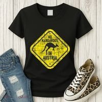 No Kangaroos In Austria Zookeeper Wildlife Animal Lover Women's T-Shirt thumb 3