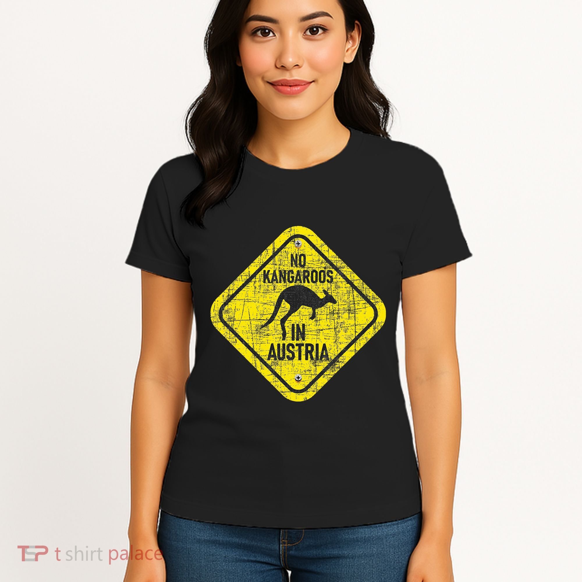 No Kangaroos In Austria Zookeeper Wildlife Animal Lover Women's T-Shirt