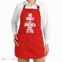 No Kings In America Since 1776 Apron thumb 2