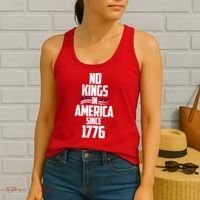 No Kings In America Since 1776 Women's Tank Top thumb 2