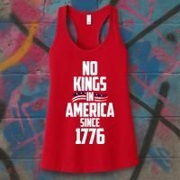 No Kings In America Since 1776 Women's Tank Top thumb 3