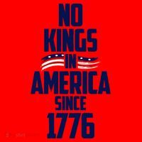 No Kings In America Since 1776 Santa Hat thumb 1