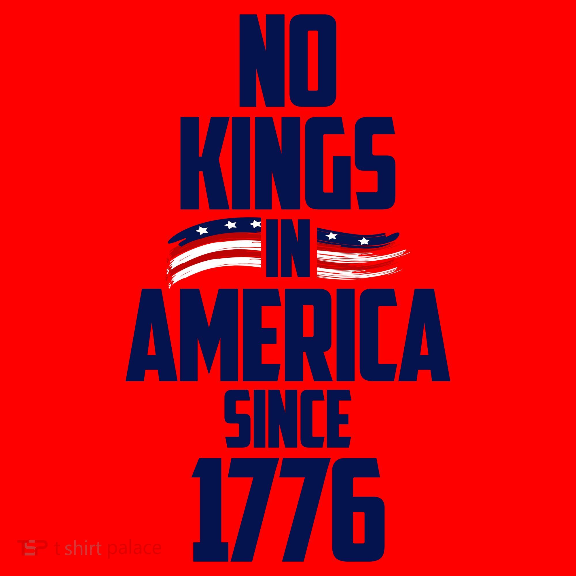 No Kings In America Since 1776 Santa Hat