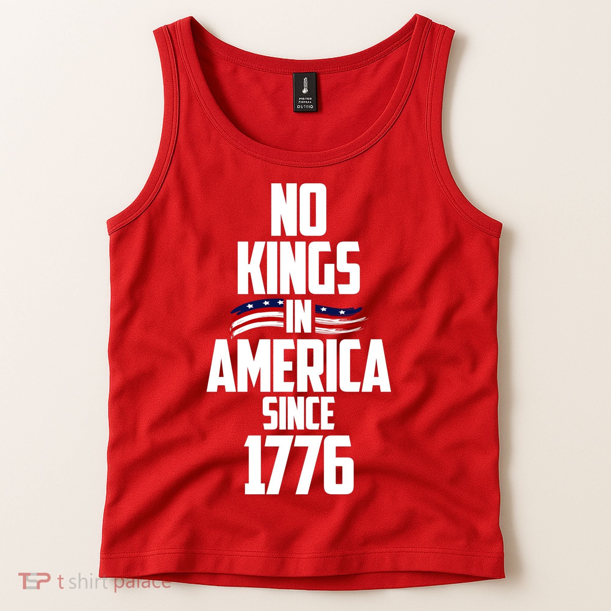 No Kings In America Since 1776 Tank Top