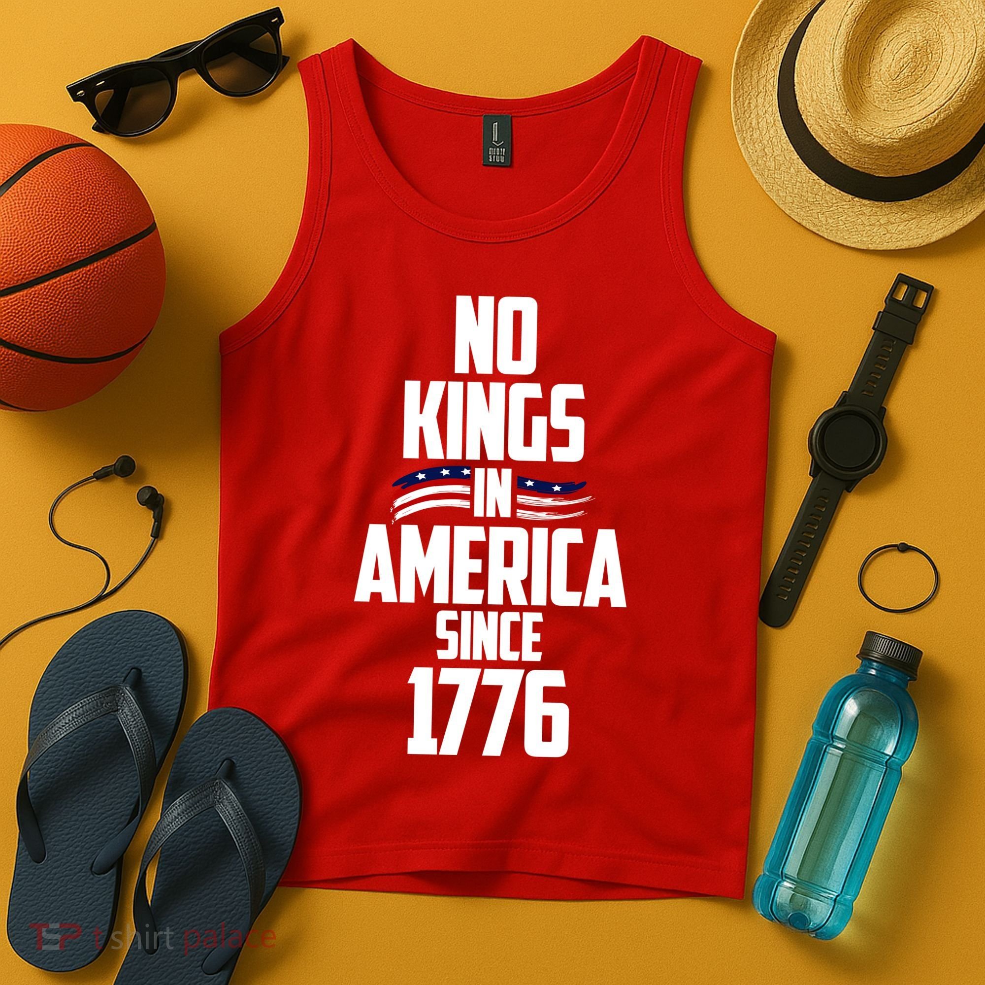 No Kings In America Since 1776 Tank Top