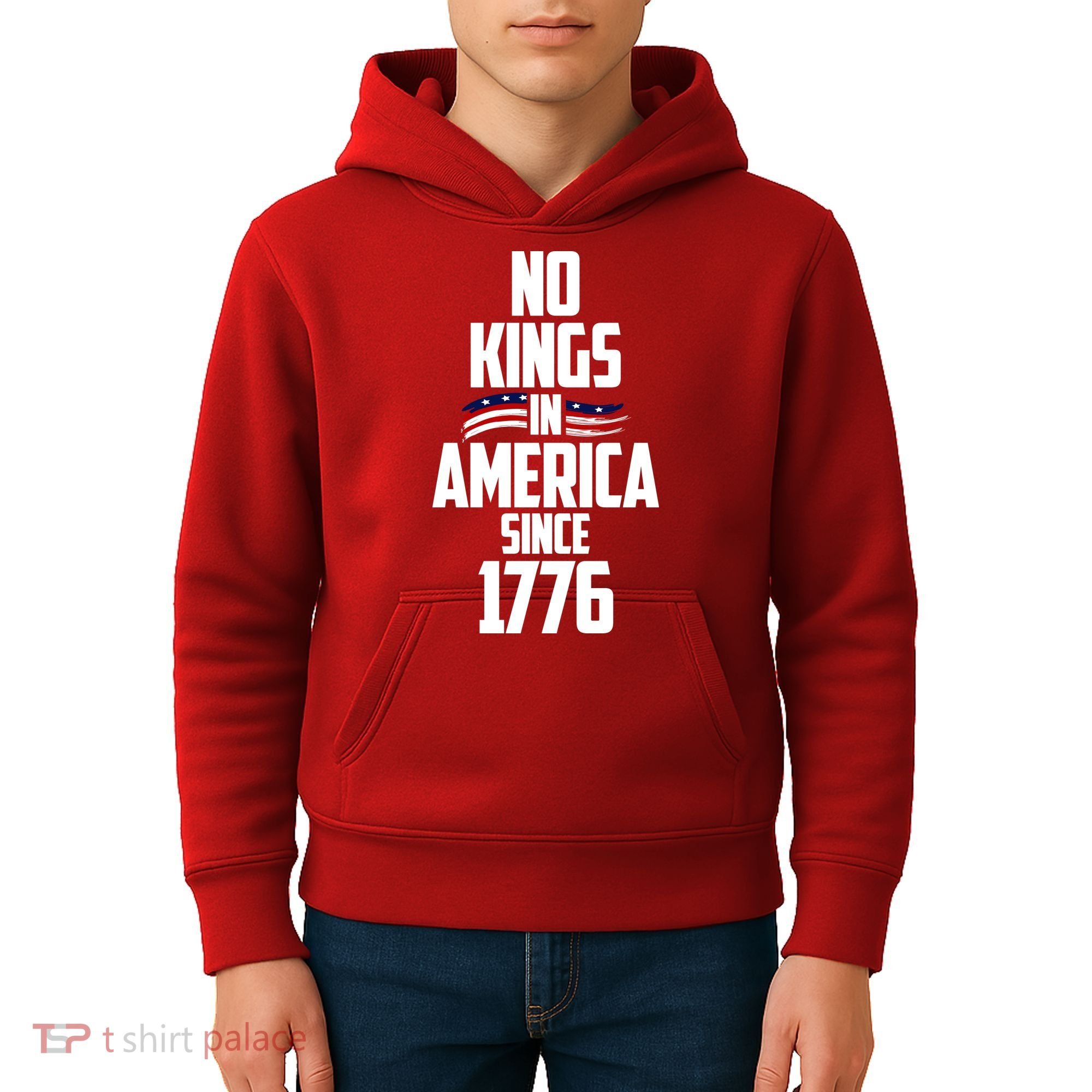 No Kings In America Since 1776 Kids Hoodie
