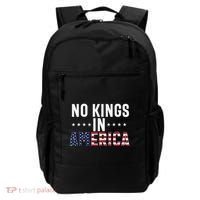 No Kings In America Flag Protest Save Democracy Backpack thumb 0