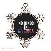 No Kings In America Flag Protest Save Democracy Ornament thumb 0
