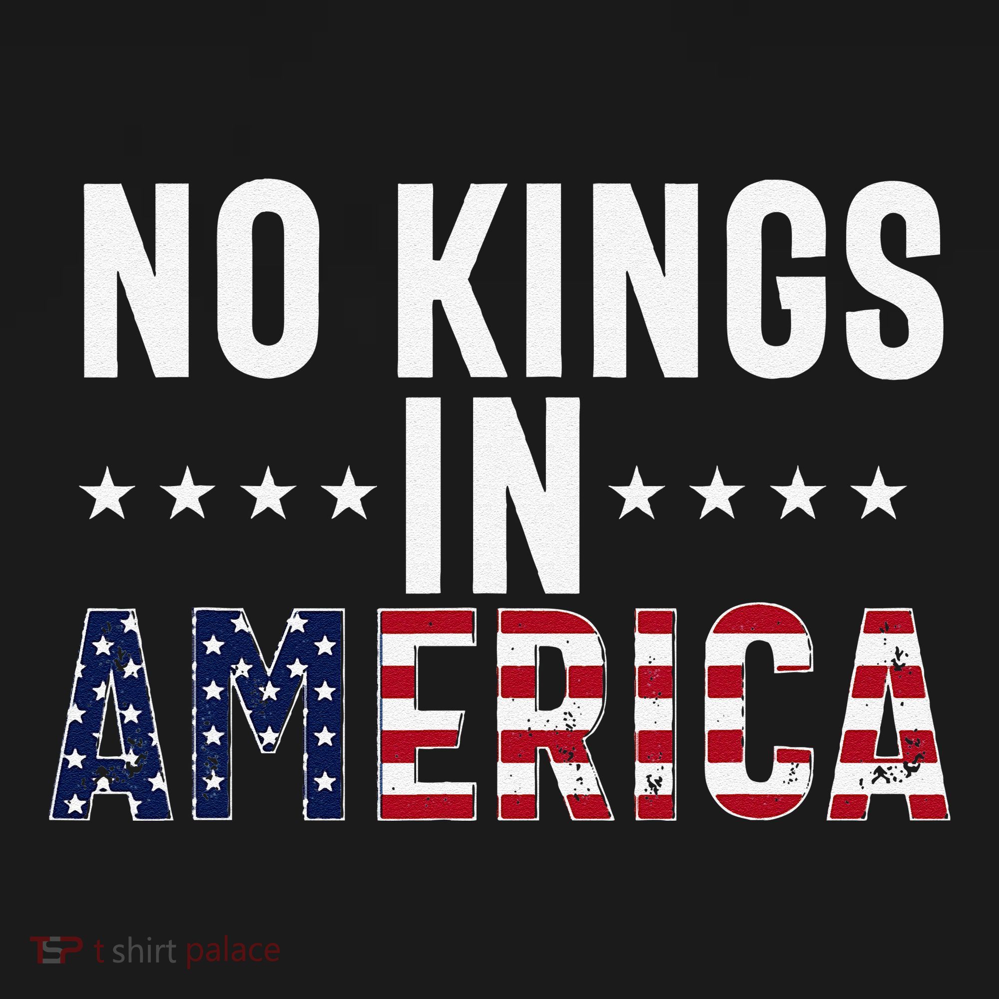 No Kings In America Flag Protest Save Democracy Baby Bodysuit