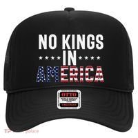 No Kings In America Flag Protest Save Democracy Hat thumb 0