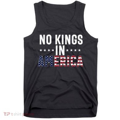 No Kings In America Flag Protest Save Democracy Tank Top