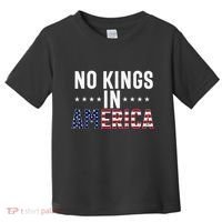 No Kings In America Flag Protest Save Democracy Toddler T-Shirt thumb 0