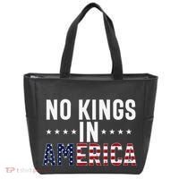 No Kings In America Flag Protest Save Democracy Tote Bag thumb 0