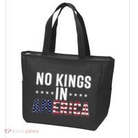 No Kings In America Flag Protest Save Democracy Tote Bag thumb 3