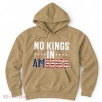 No Kings In America Flag Protest Save Democracy Hoodie thumb 0