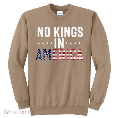 No Kings In America Flag Protest Save Democracy Sweatshirt
