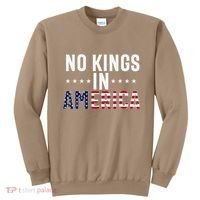 No Kings In America Flag Protest Save Democracy Sweatshirt thumb 0