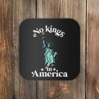 No Kings In America Flag Protest Save Democracy Coaster thumb 0