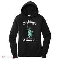 No Kings In America Flag Protest Save Democracy Women's Hoodie thumb 0