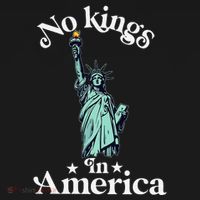 No Kings In America Flag Protest Save Democracy Women's Hoodie thumb 2