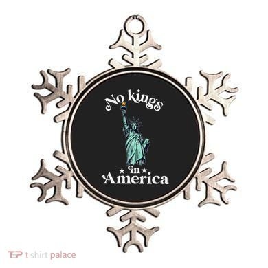 No Kings In America Flag Protest Save Democracy Ornament
