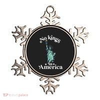 No Kings In America Flag Protest Save Democracy Ornament thumb 0