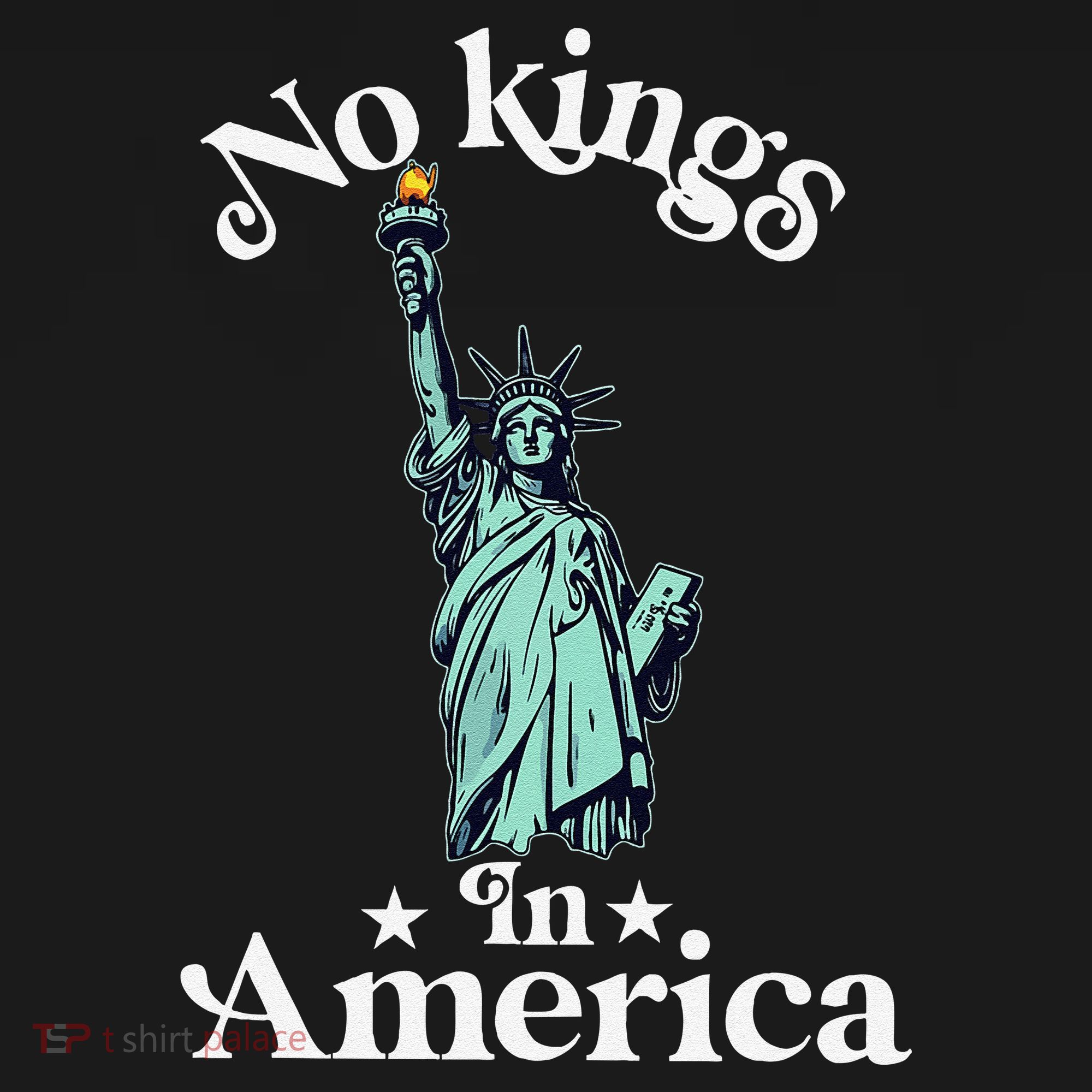 No Kings In America Flag Protest Save Democracy Baby Bodysuit