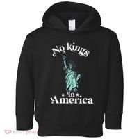 No Kings In America Flag Protest Save Democracy Toddler Hoodie thumb 0