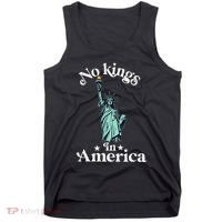 No Kings In America Flag Protest Save Democracy Tank Top thumb 0