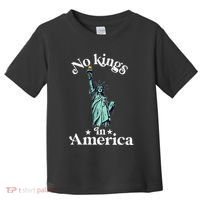 No Kings In America Flag Protest Save Democracy Toddler T-Shirt thumb 0