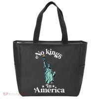 No Kings In America Flag Protest Save Democracy Tote Bag thumb 0